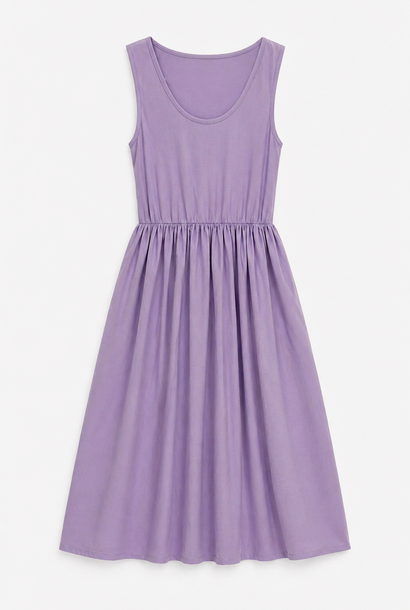 Julieta sleeveless t-shirt / popeline dress Lila