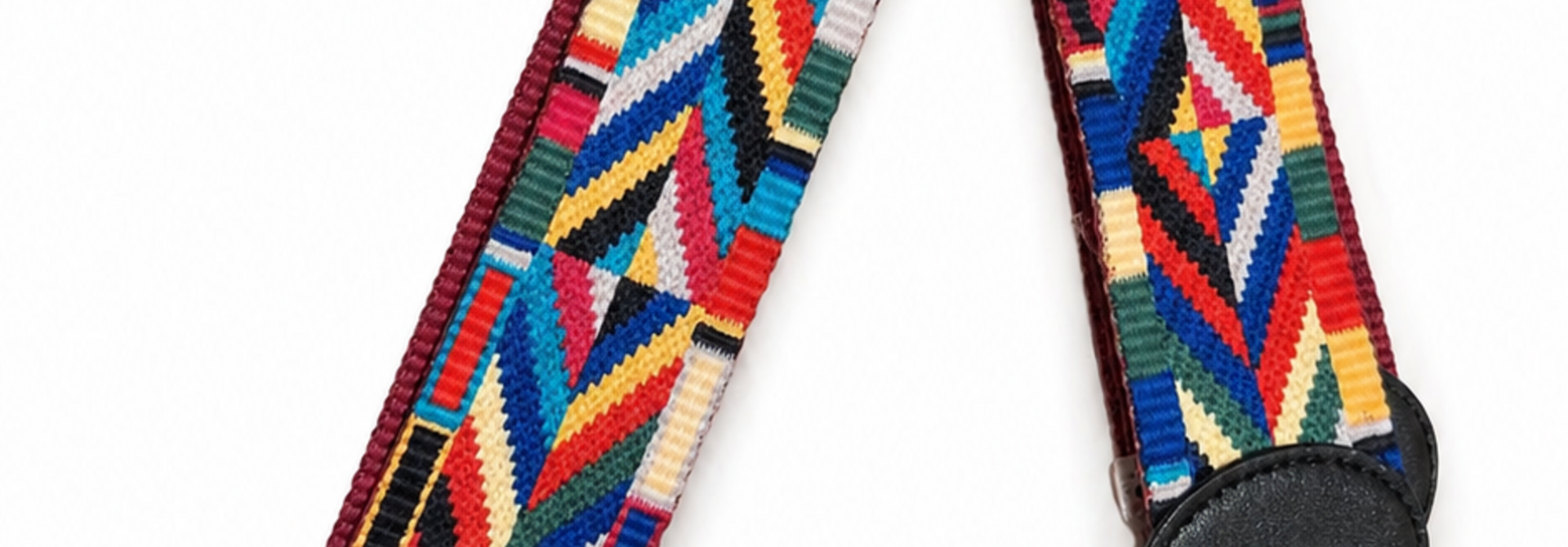 Pinoux reversible strap Multi Burgundy