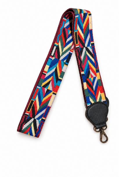 Pinoux reversible strap Multi Burgundy
