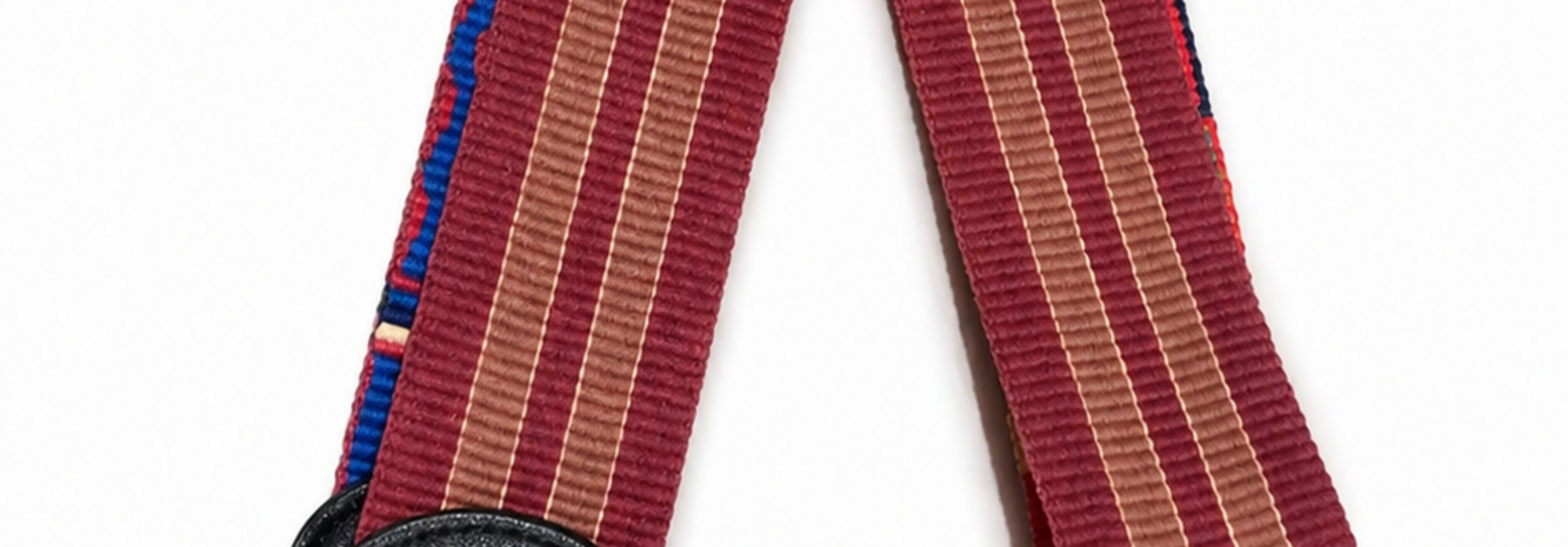 Pinoux reversible strap Multi Burgundy