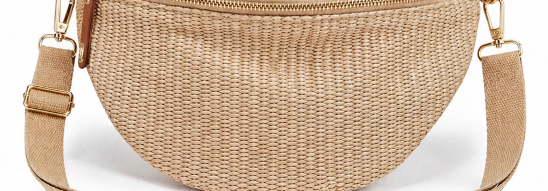 Reva Sisal bumbag Camel