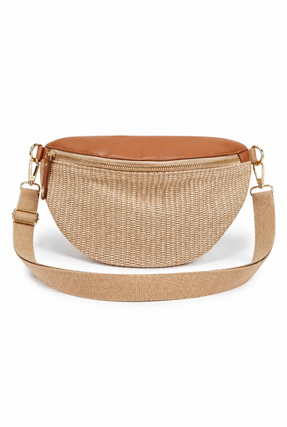 Reva Sisal bumbag Camel