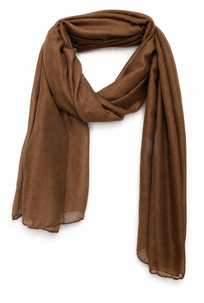 Dolly fine coton basic scarf 100x180  Camel