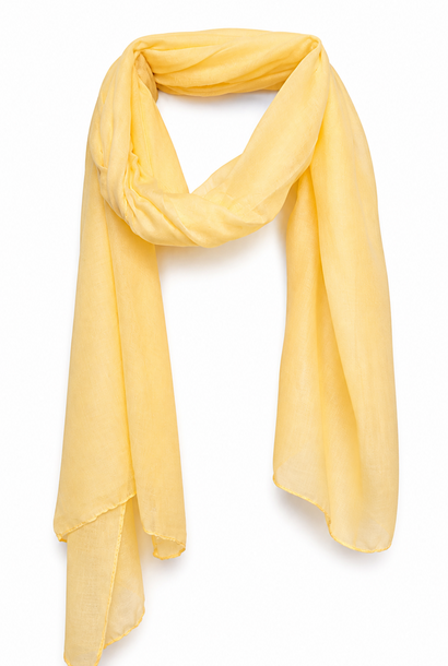 Dolly fine coton basic scarf 100x180 Banana Yellow