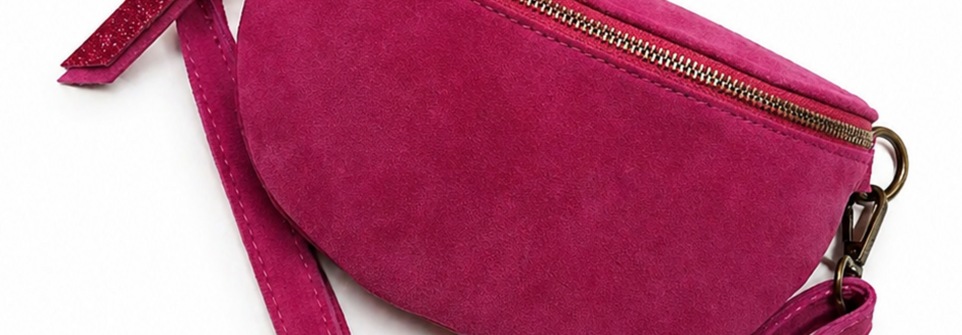 Bryna diam leather bum bag Fushia