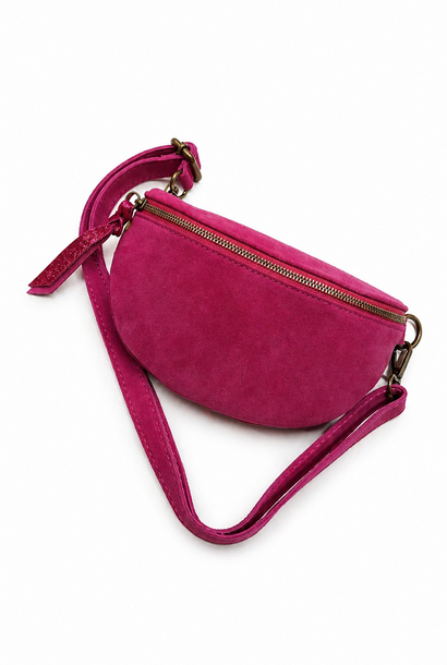 Bryna diam leather bum bag Fushia