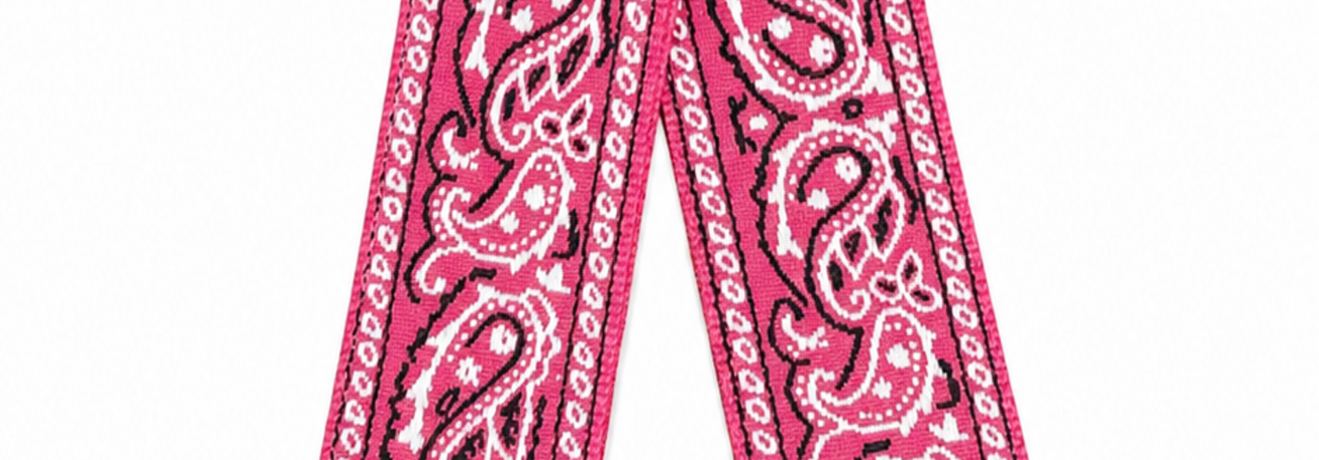 Bandana shouderstrap Fushia Silver