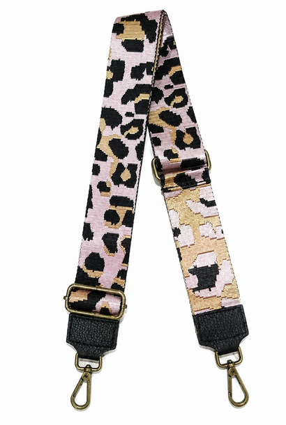 Rimini leopard shoulderstrap Pink