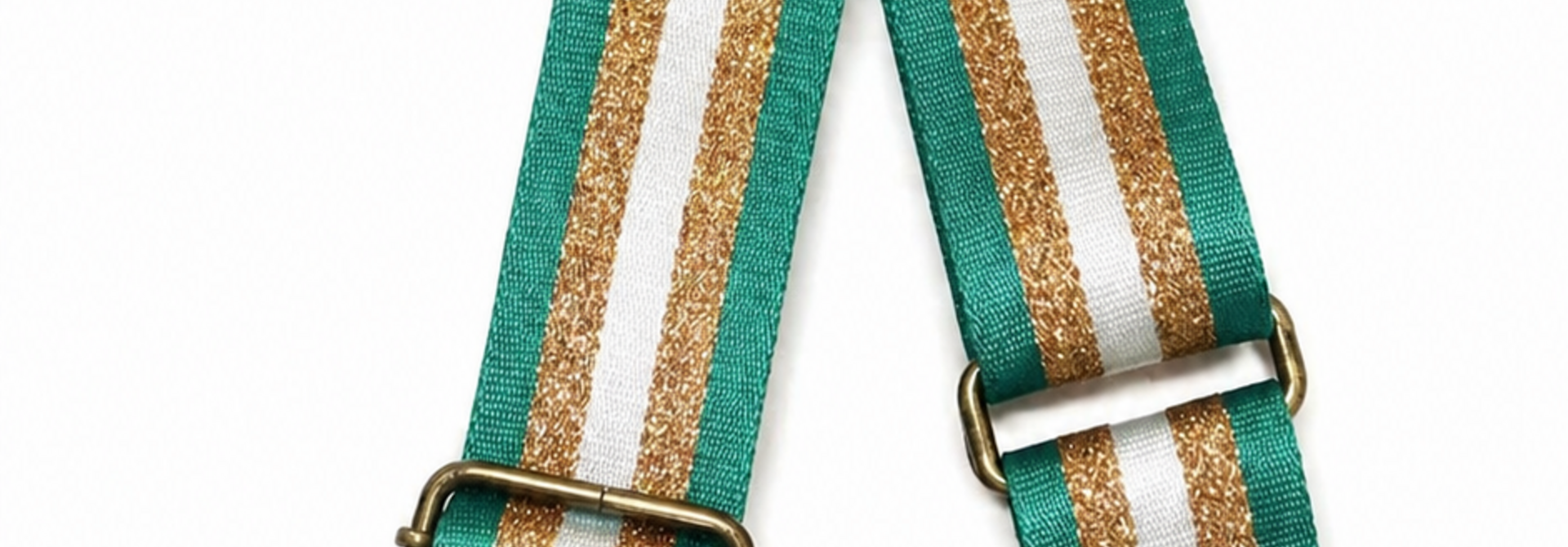 Todler stripped sholderstrap Vintage Green