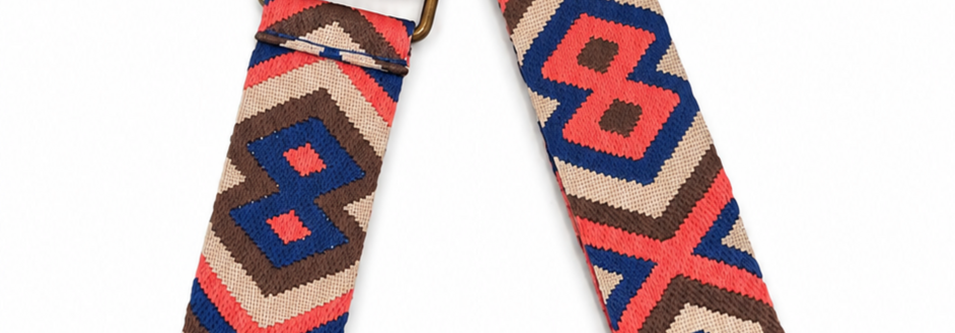 Texün geometric shoulderstrap Cobalt Blue Fushia