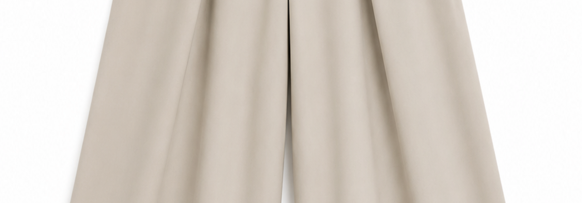 Parmi stretch pleated balloon pant Beige