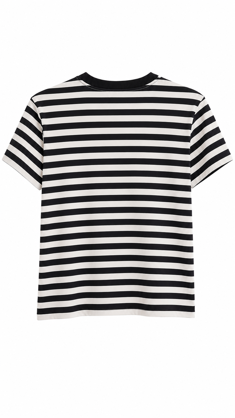 "Eternale love" stripped t-shirt Black-2
