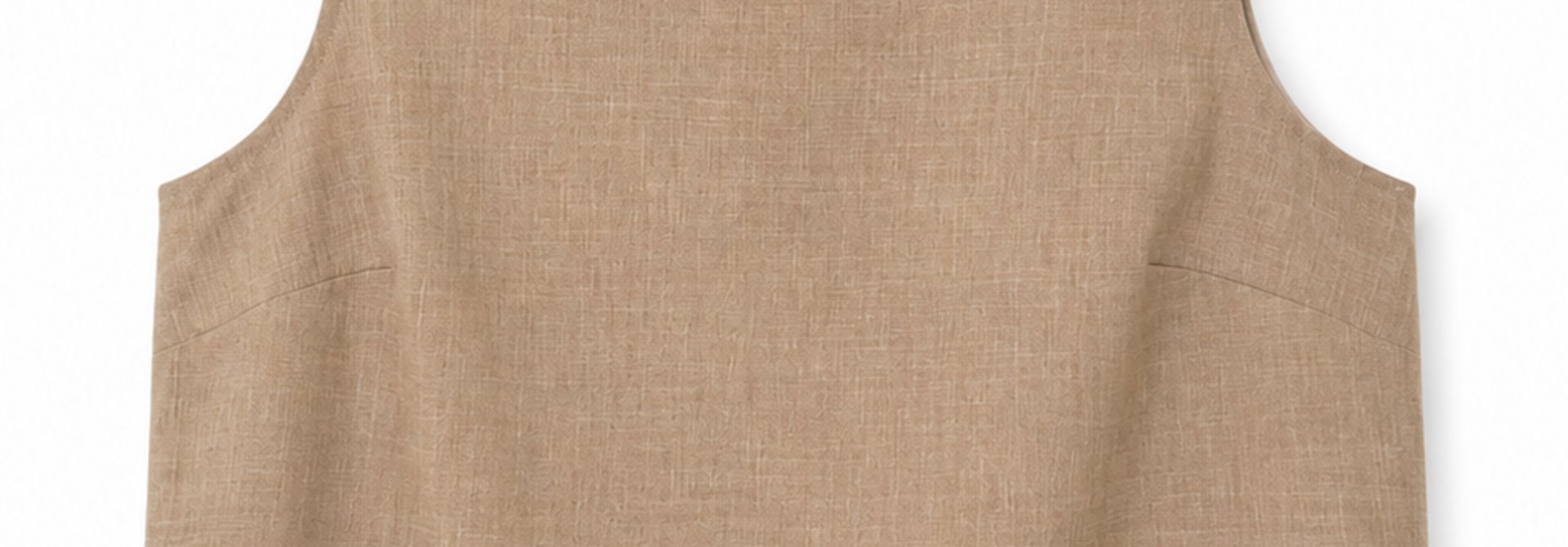 Bello gillet with back detail Beige