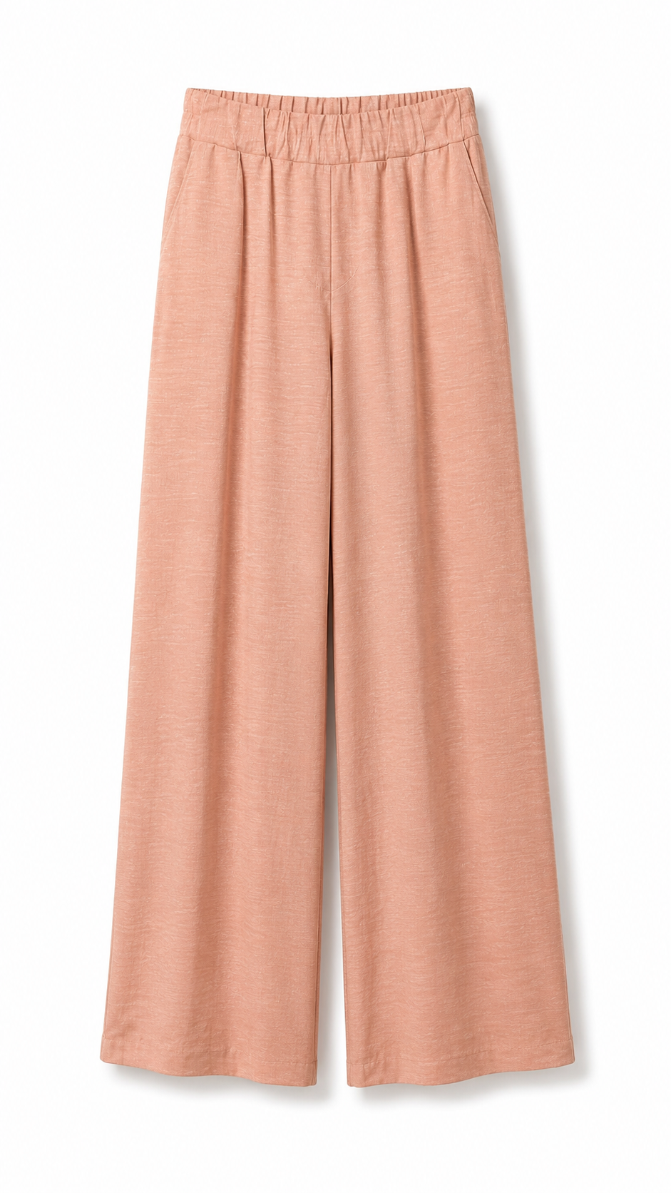 Pastel wide pant Peach Rosé-1