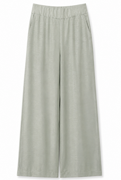 Pastel wide pant Matcha Green