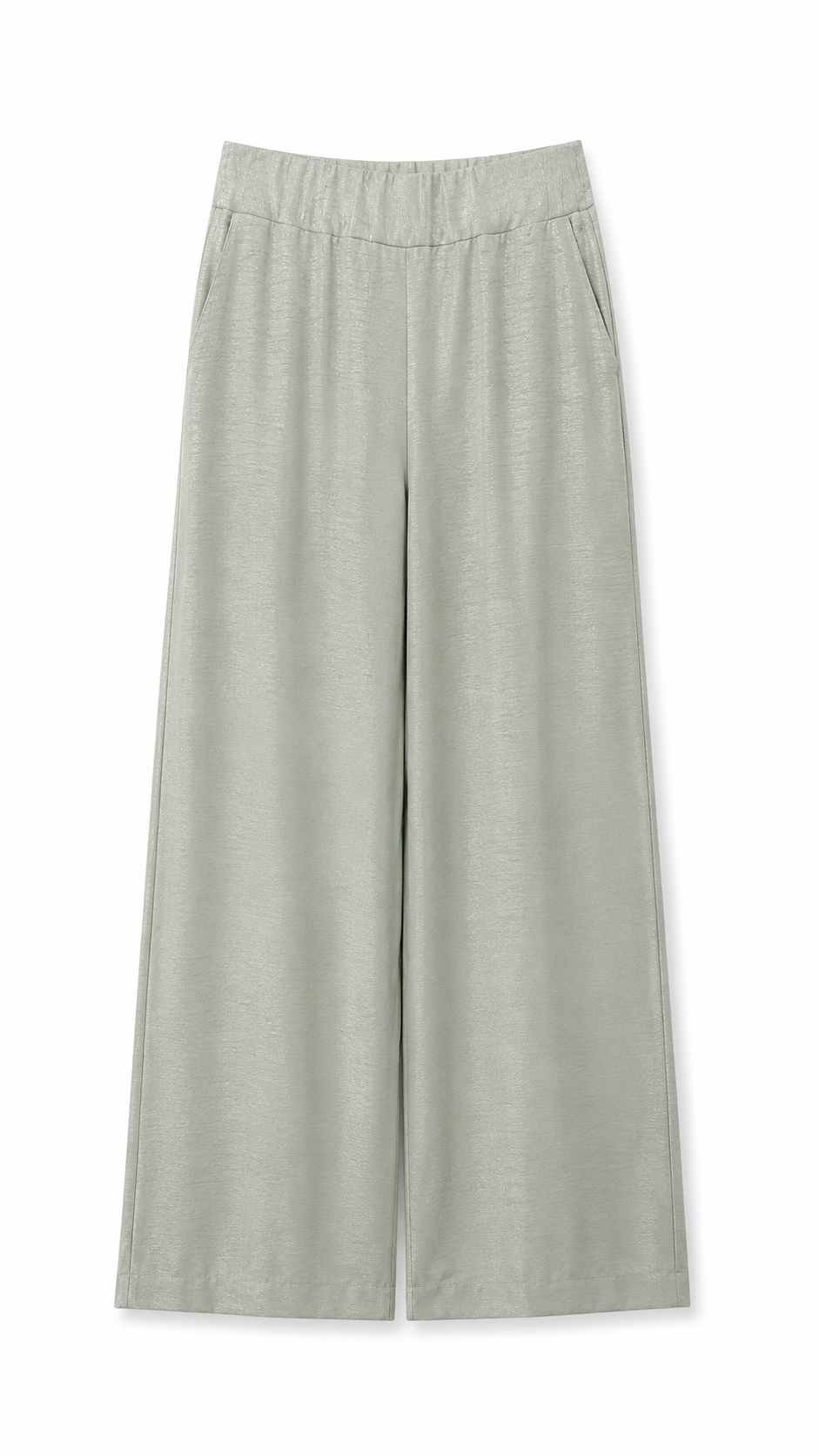 Pastel wide pant Matcha Green-1