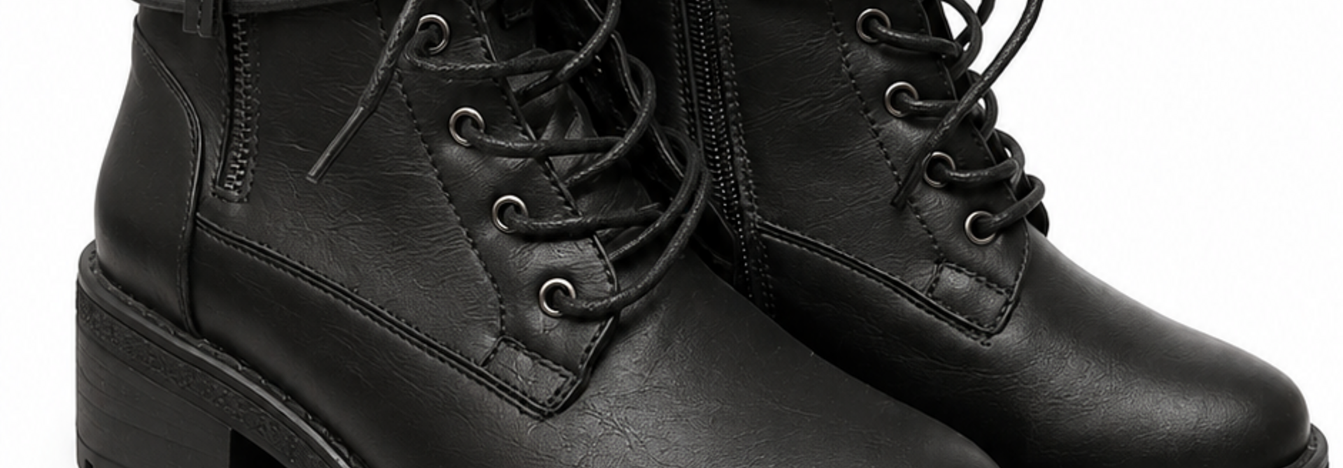 Jeff lace boots Black