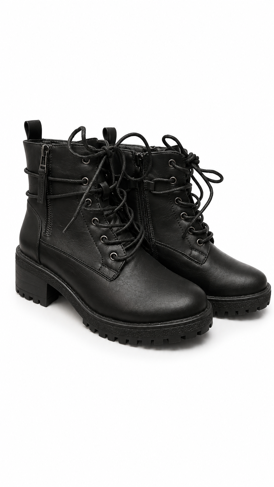 Jeff lace boots Black-1