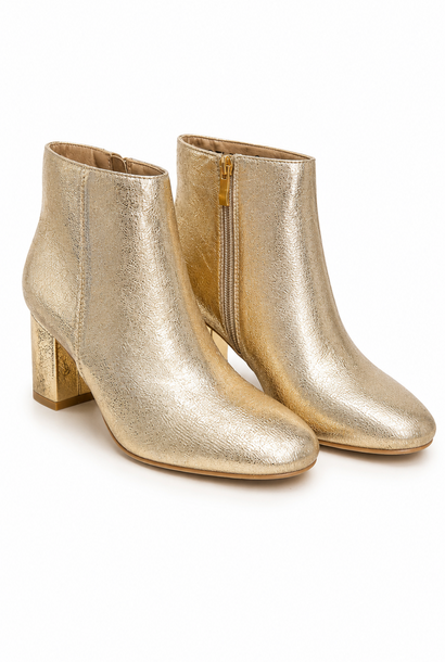 Lorelai metalic heel boots Gold