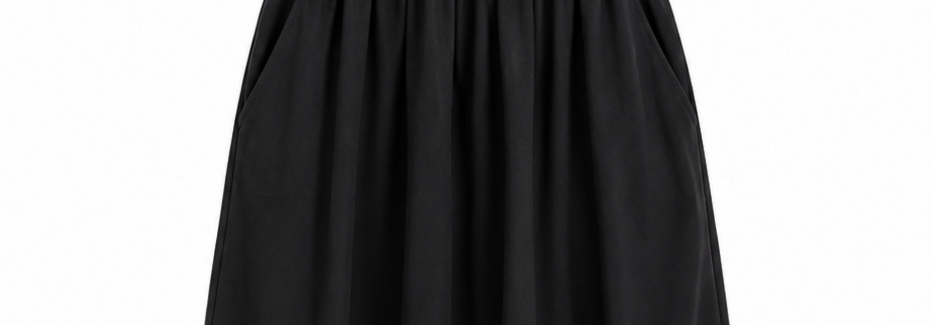 Julieta sleeveless t-shirt / popeline dress Black