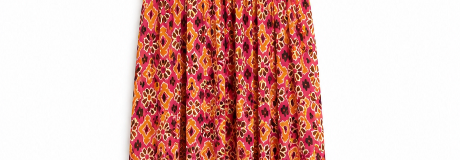Sittas bohemain dress Fushia Orange