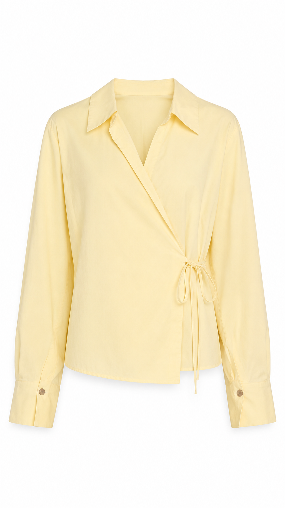 Nounou popelin cotton cash-coeur blouse Soft Yellow-6