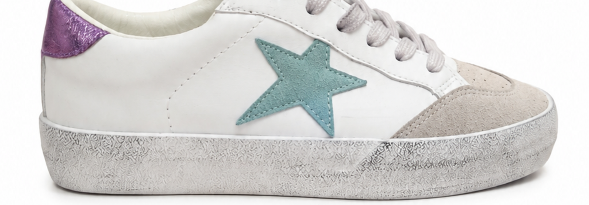 Goose vegan sneakers Destroyed Matcha Lavender