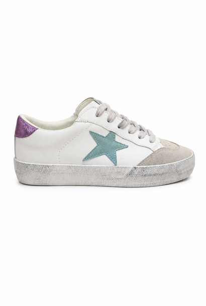Goose vegan sneakers Destroyed Matcha Lavender