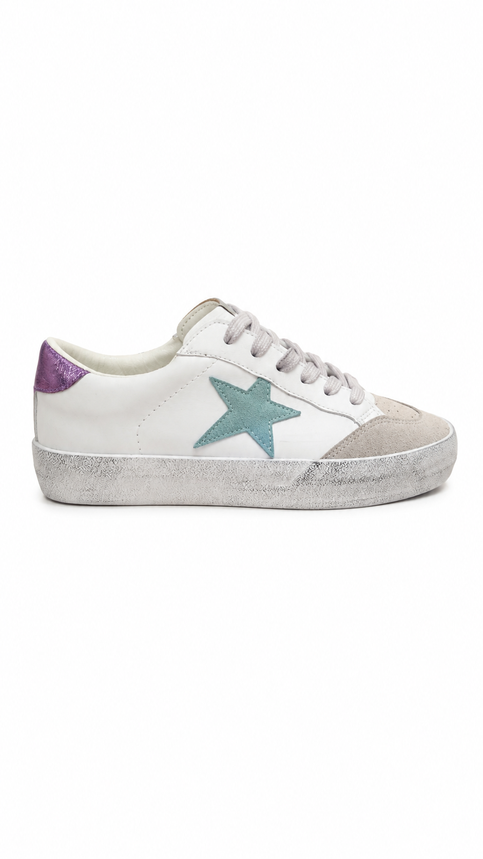 Goose vegan sneakers Destroyed Matcha Lavender-1