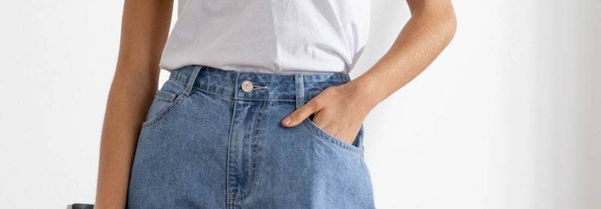 Piper wide bermuda short Stone Wash