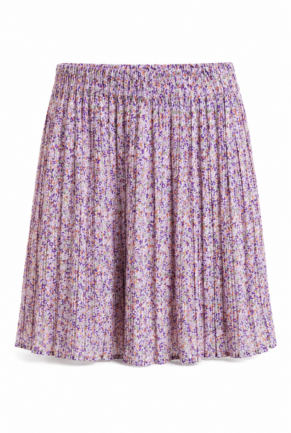 Eliza plissé skirt Flower Lila