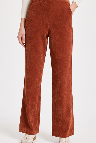 Charro corduroy wide pant Rust