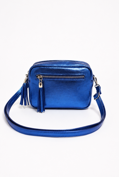 Jolly metalic  boxy bag Cobalt Blue