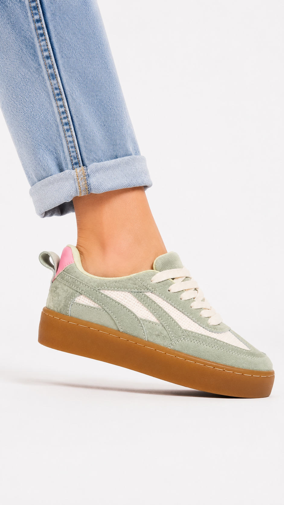 Houston sneakers Matcha Green-1