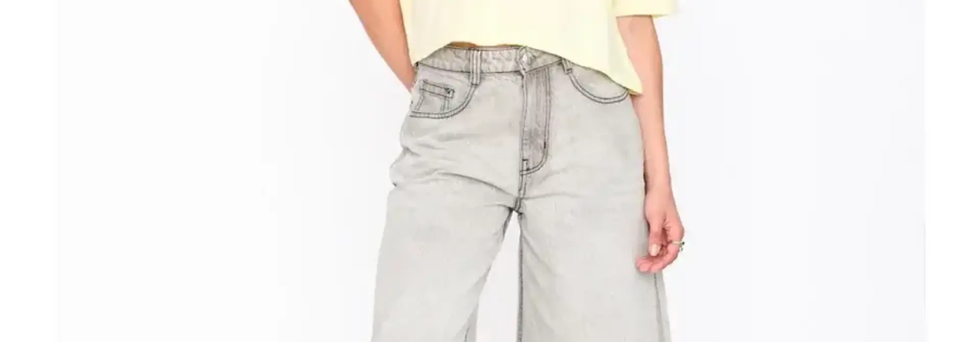Stüss mid-waist bermuda culotte Light Grey