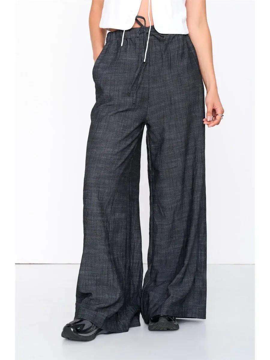 Nina wide pant Black-2