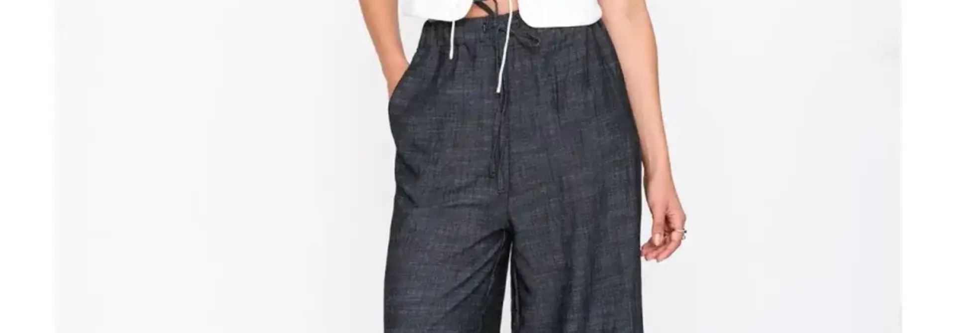 Nina wide pant Black