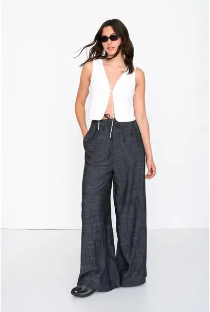 Nina wide pant Black