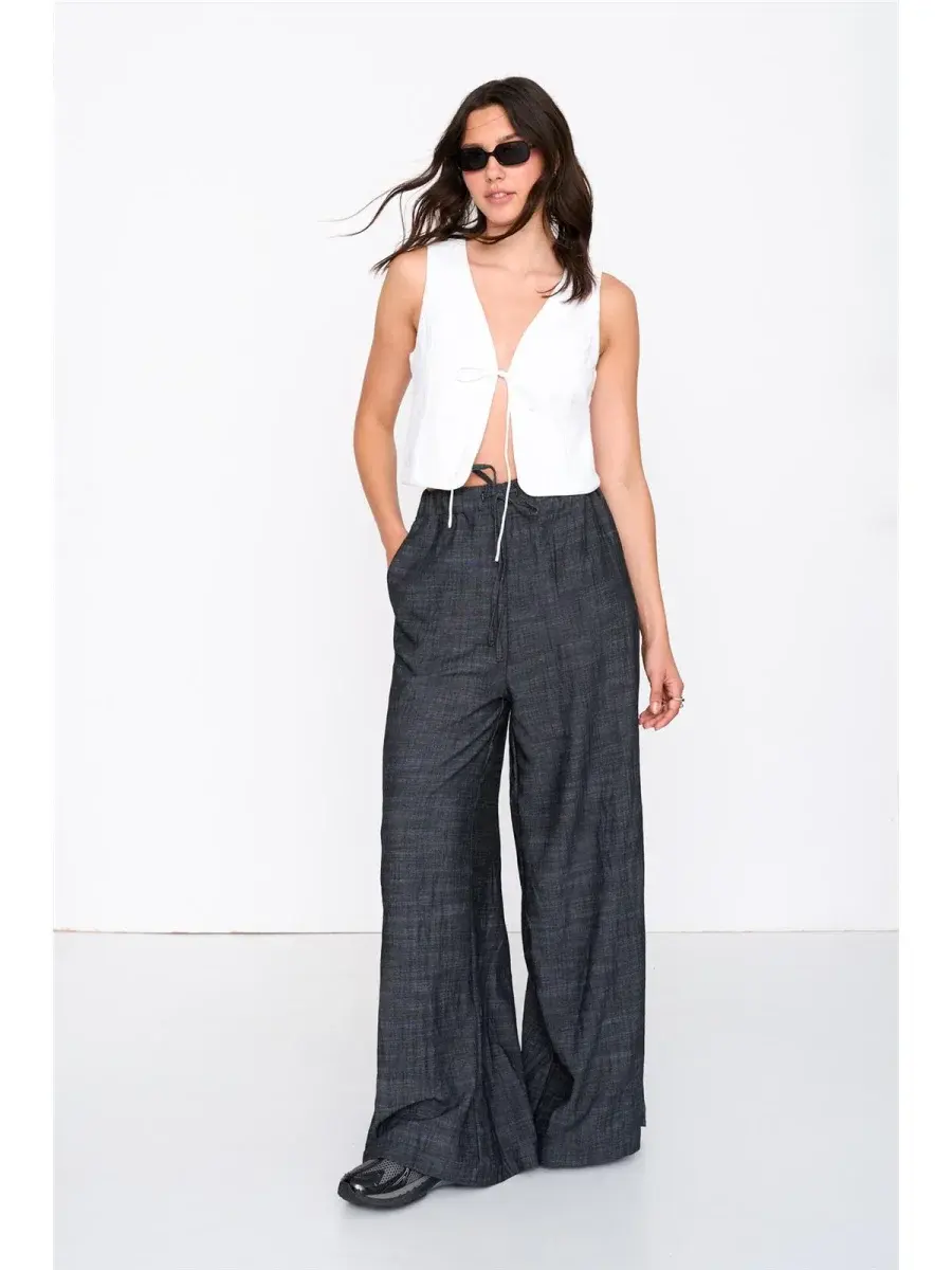 Nina wide pant Black-1