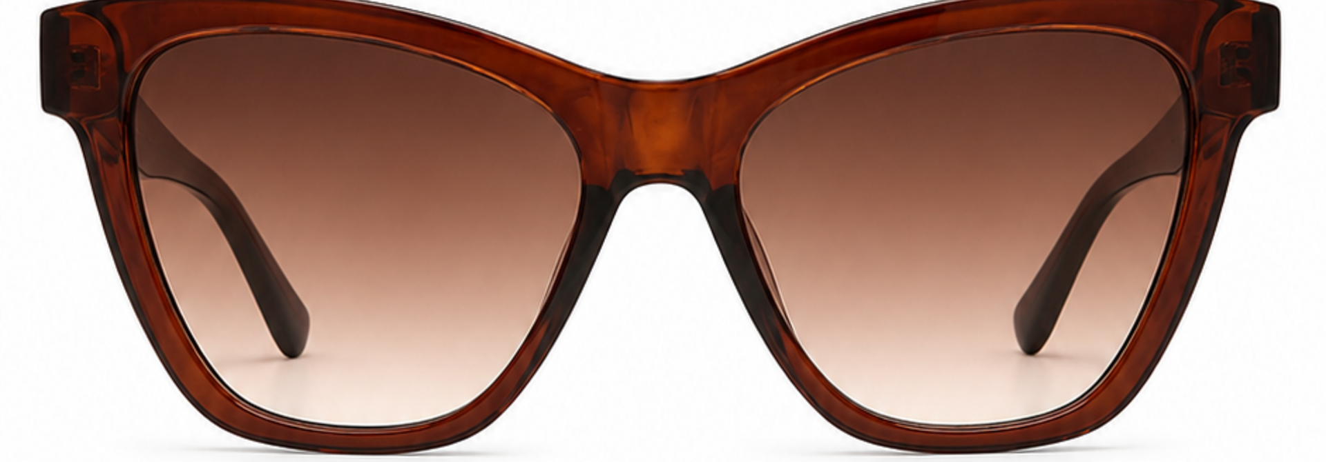 Jimmy statement cat-eye sunglasses Brown