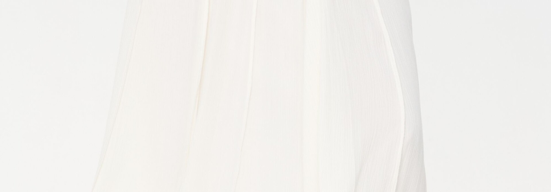 Gipsy fluide viscose long skirt White