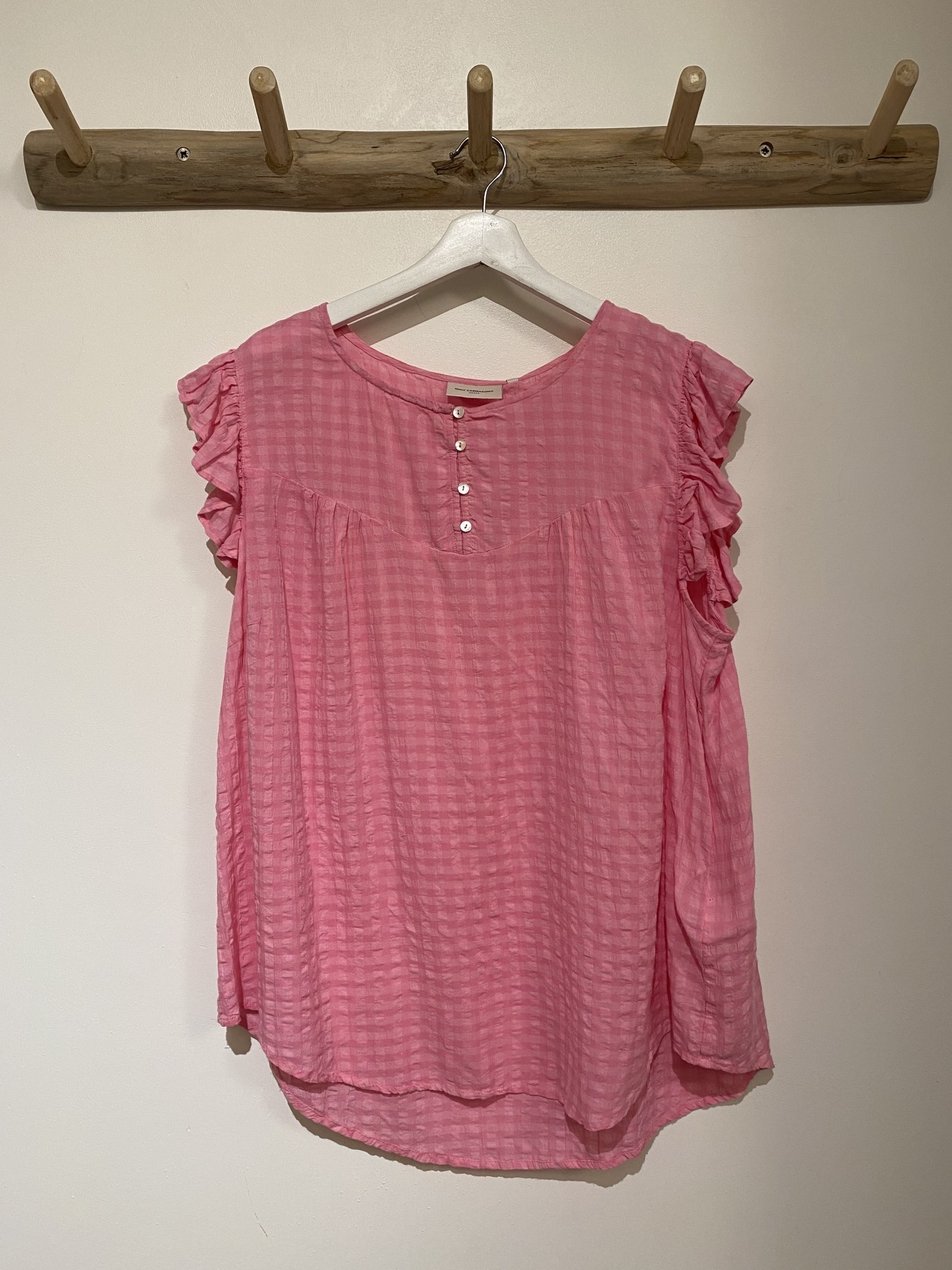 Pelle sleeveless top Happy Pink-2