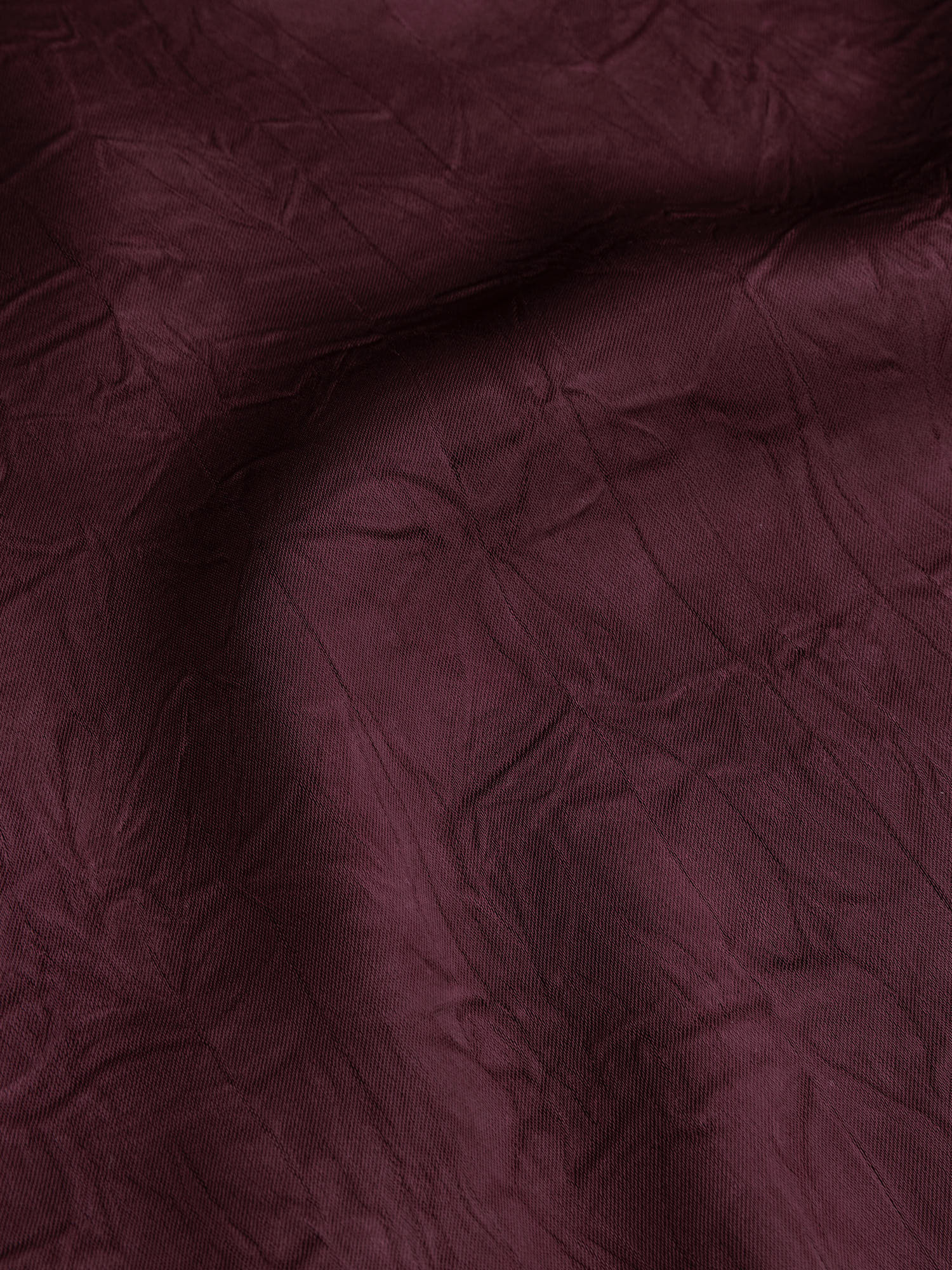 Camille assymetric satin lace top Dark Prume-3