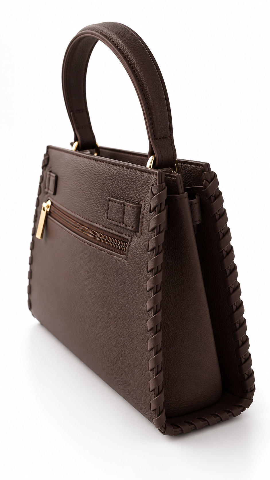 Burch suede fringes handbag Brown-3