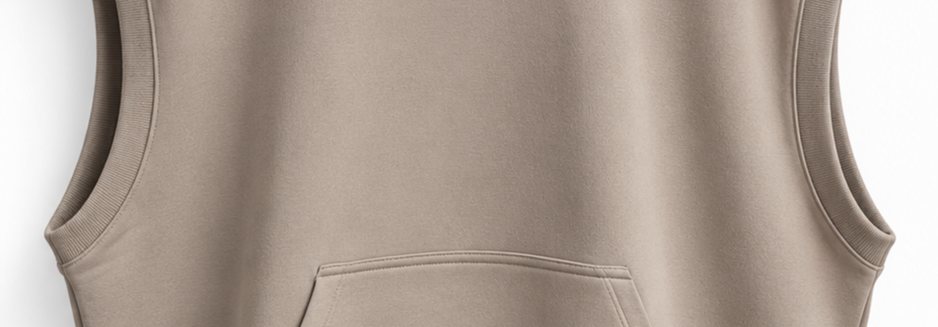 Jérome sleeveless sweater debardeur Beige Taupe