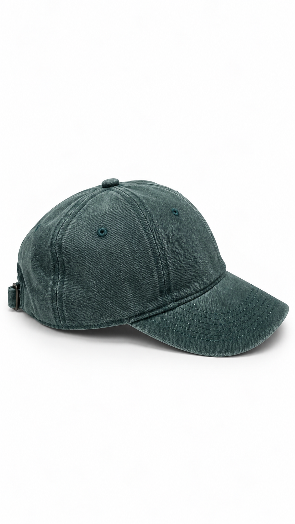 Cole plain washed cap Pine Green-2