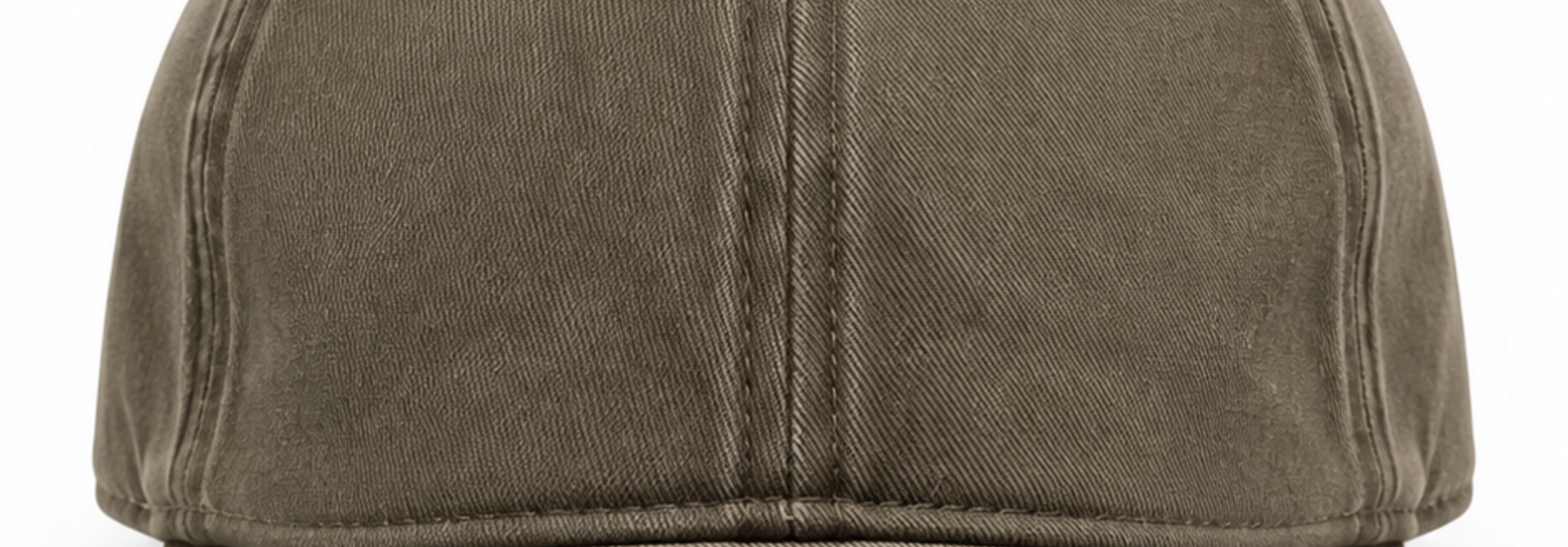 Cole plain washed cap Khaki Green