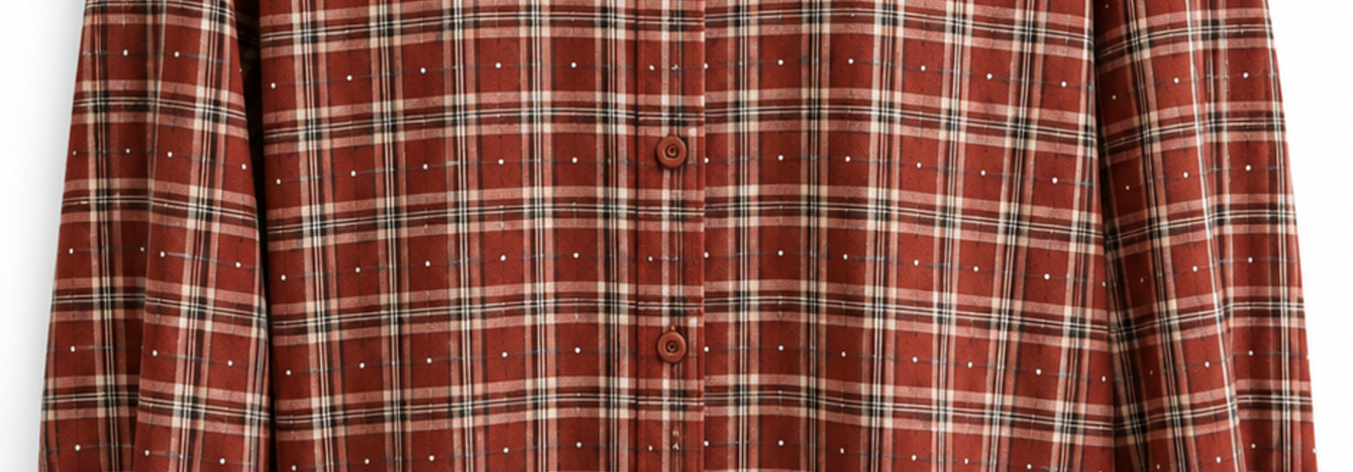 Jackson checkered shirt with strass Bordeaux