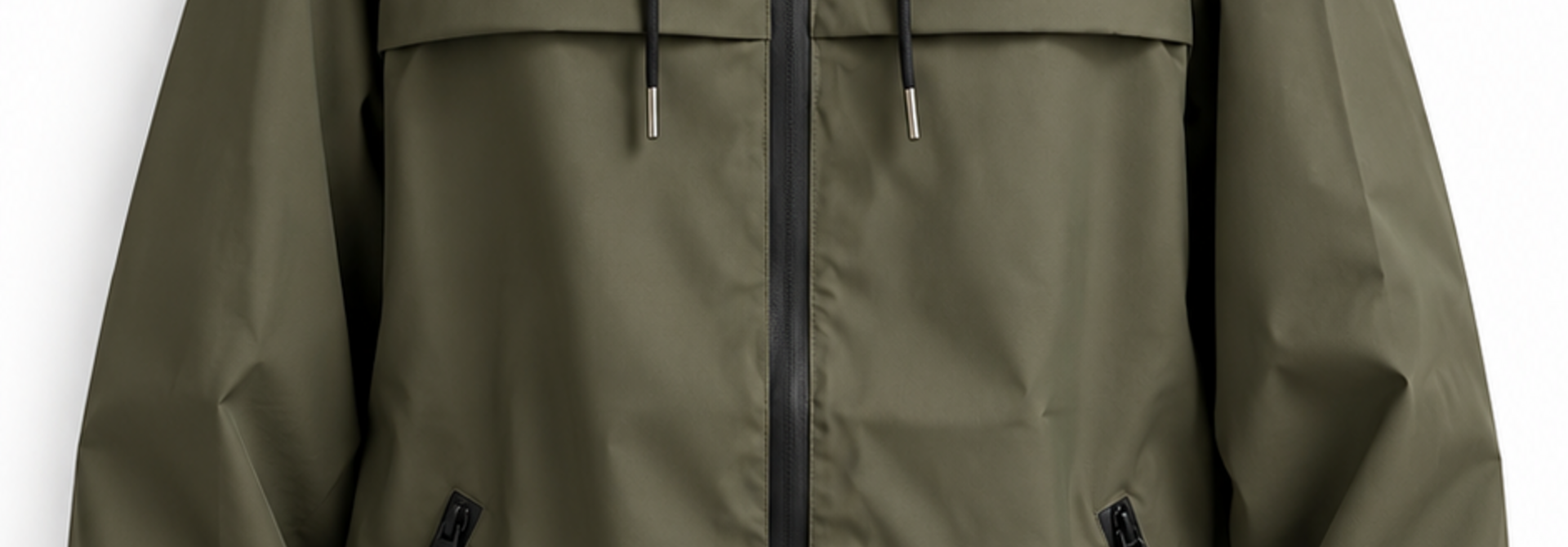 Malcom basic PU raincoat Dark Khaki Green