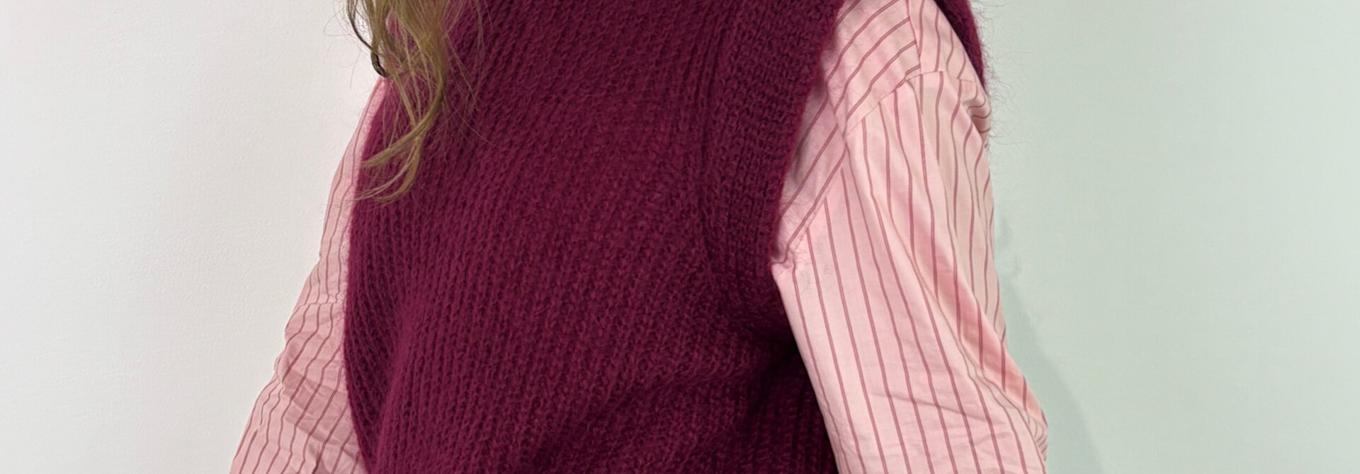 Sam knit debardeur Burgundy